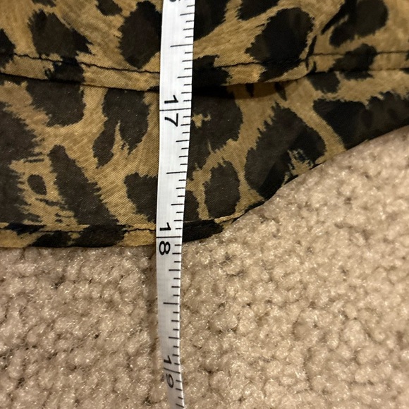 Express Y2K 2000s coquette Halloween chetah print leopard mini skirt size small - Picture 11 of 11